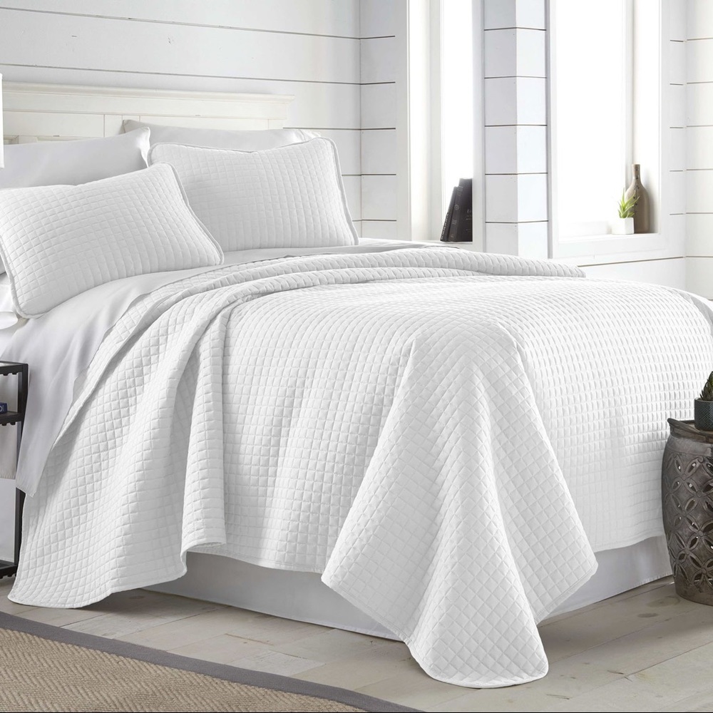 White bedding
